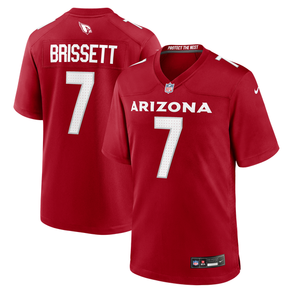 Arizona Cardinals Jacoby Brissett Nike Cardinal Team Game Jersey
