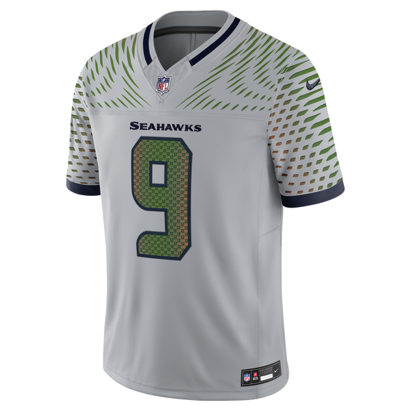 Seattle Seahawks Kenneth Walker III Nike Wolf Gray 2025 Rivalries Collection Stitched Limited Jersey