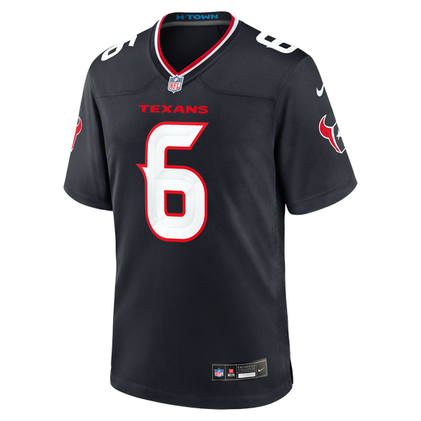 Houston Texans Reed Blankenship Nike Navy Team Game Jersey