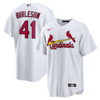 St. Louis Cardinals Alec Burleson Nike White Home Replica Jersey