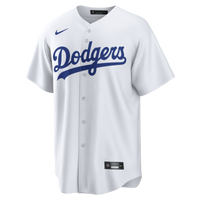 Los Angeles Dodgers Nike White Home Replica Custom Jersey