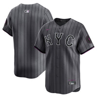 New York Mets Nike Graphite 2024 City Connect Limited Jersey
