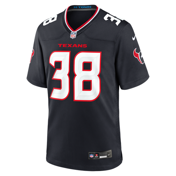 Houston Texans Kai Kroeger Nike Navy Team Game Jersey