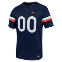 Virginia Cavaliers Nike Custom Football Game Jersey - Navy