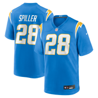 Los Angeles Chargers Isaiah Spiller Nike Powder Blue Game Jersey