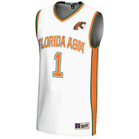 #1 Florida A&M Rattlers GameDay Greats Lightweight Basketball Jersey - White