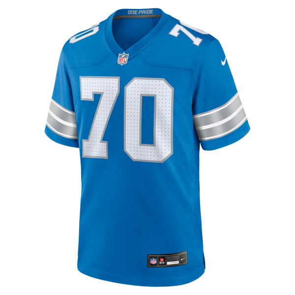 Detroit Lions Juice Scruggs Nike Blue Team Game Jersey