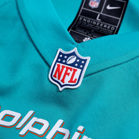 Miami Dolphins Malik Willis Nike Aqua Game Jersey