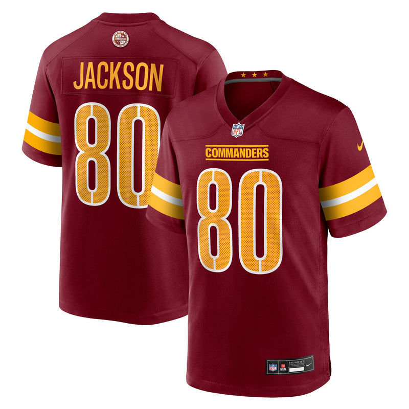 Washington Commanders Tyree Jackson Nike Burgundy Team Game Jersey