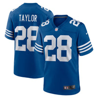 Indianapolis Colts Jonathan Taylor Nike Royal Alternate Game Jersey