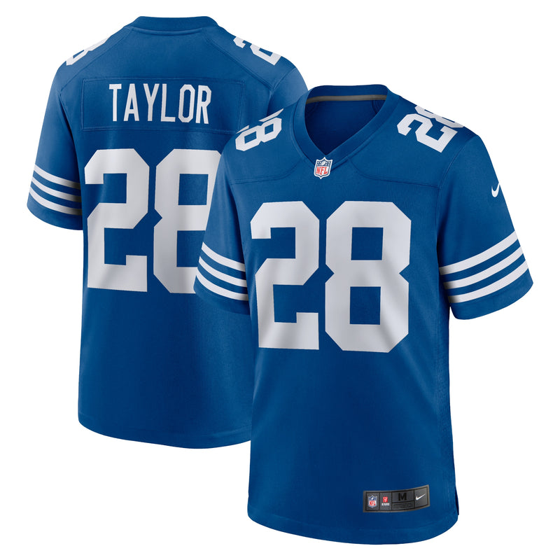 Indianapolis Colts Jonathan Taylor Nike Royal Alternate Game Jersey