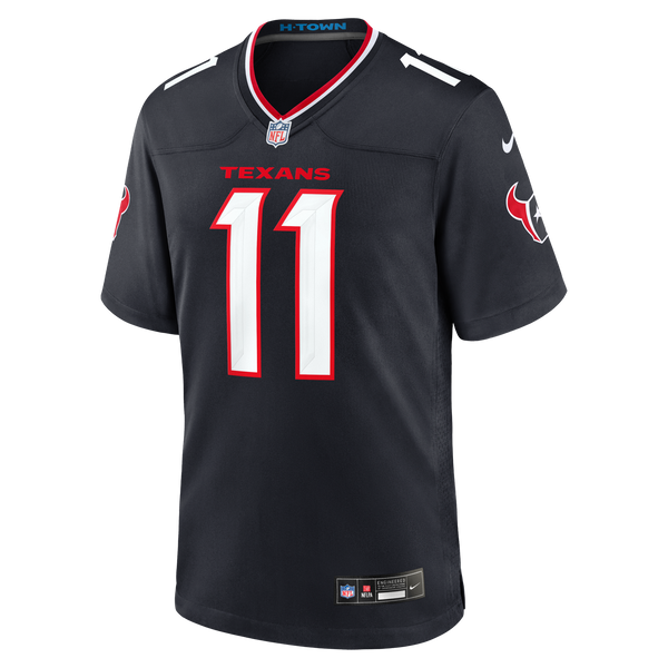 Houston Texans Tremon Smith Nike Navy Team Game Jersey