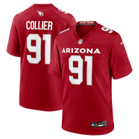 Arizona Cardinals L.J. Collier Nike Cardinal Team Game Jersey