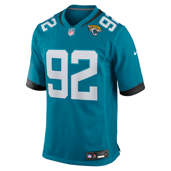 Jacksonville Jaguars Danny Striggow Nike Teal Team Game Jersey