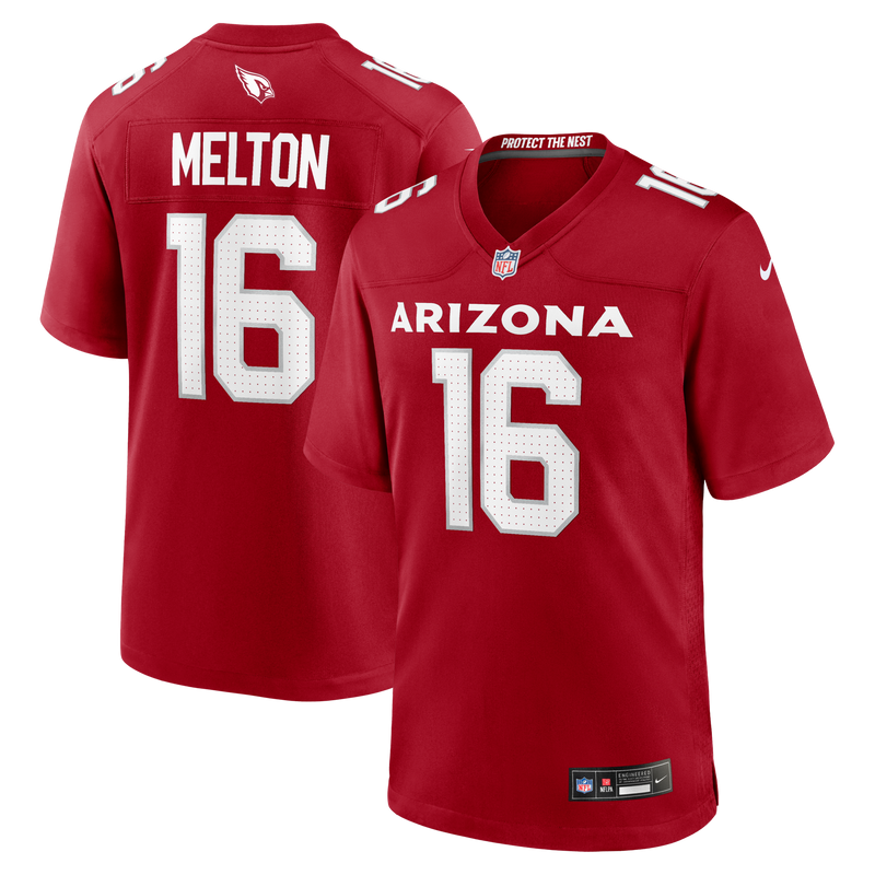 Arizona Cardinals Max Melton Nike Cardinal Team Game Jersey
