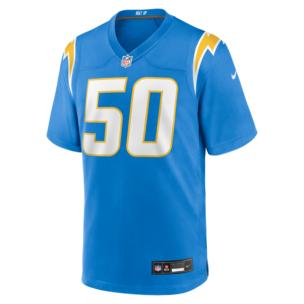 Los Angeles Chargers Caleb Murphy Nike Powder Blue Team Game Jersey