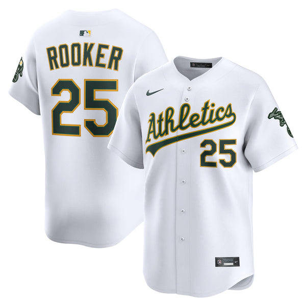 Athletics Brent Rooker Nike White Home Limited Player Jersey