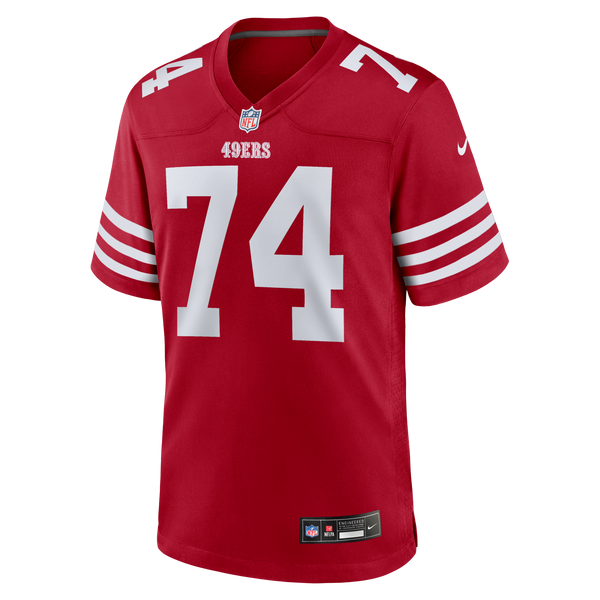 San Francisco 49ers Brett Toth Nike Scarlet Team Game Jersey