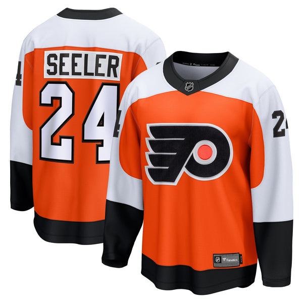 Philadelphia Flyers Nick Seeler Fanatics Orange Home Breakaway Jersey