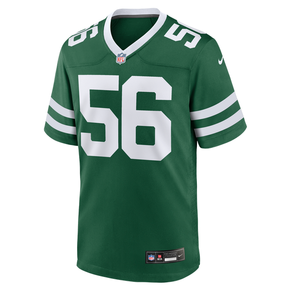 New York Jets Demario Davis Nike Legacy Green Team Game Jersey