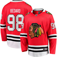 Chicago Blackhawks Connor Bedard Fanatics Red Home Breakaway Player Jersey