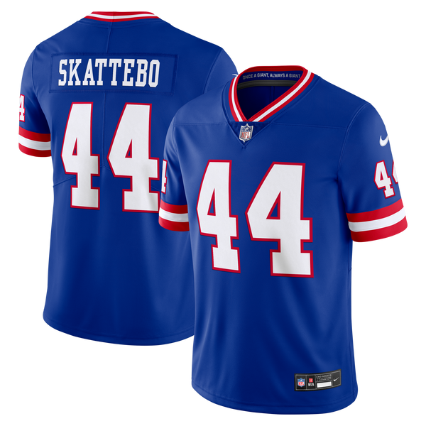 New York Giants Cam Skattebo Nike Royal Legacy Vapor Untouchable Stitched Limited Jersey