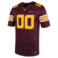 Minnesota Golden Gophers Nike Custom Football Game Jersey - Maroon