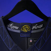 Los Angeles Rams Matthew Stafford Nike Midnight Blue 2025 Rivalries Collection Stitched Limited Jersey