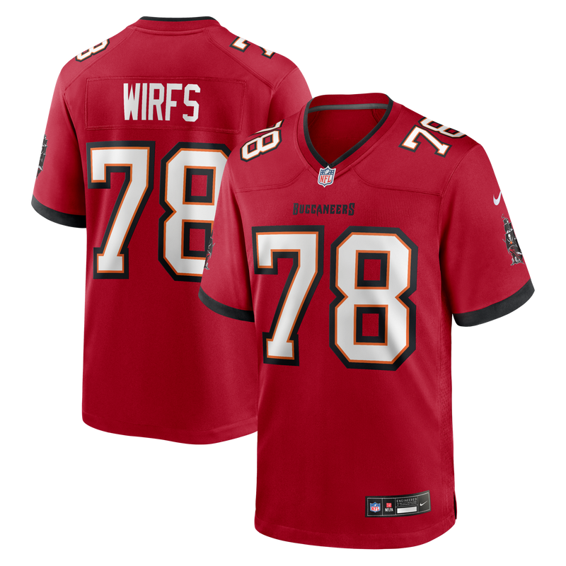 Tampa Bay Buccaneers Tristan Wirfs Nike Red Player Game Jersey