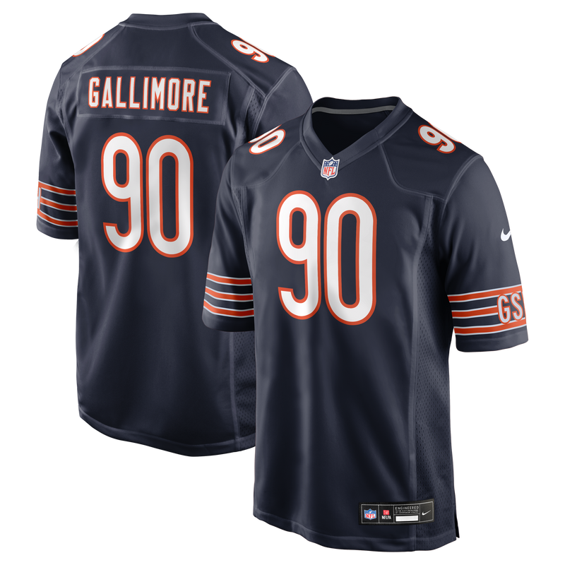 Chicago Bears Neville Gallimore Nike Navy Team Game Jersey