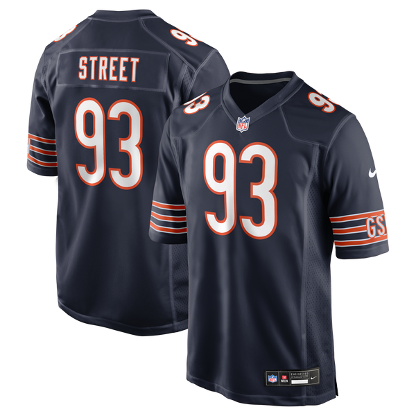 Chicago Bears Kentavius Street Nike Navy Team Game Jersey