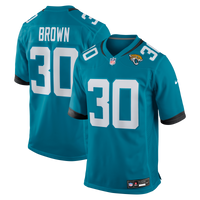 Jacksonville Jaguars Montaric Brown Nike Teal Game Player Jersey