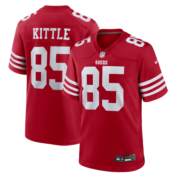 San Francisco 49ers George Kittle Nike Scarlet Team Game Jersey