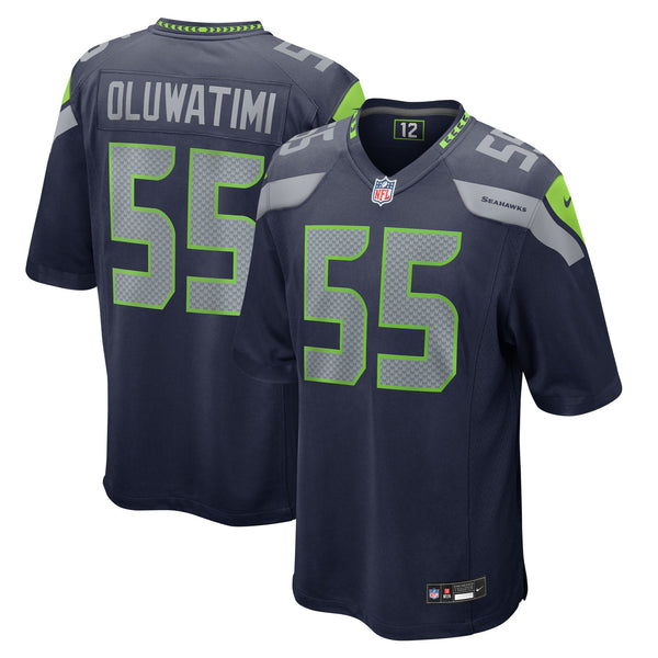 Seattle Seahawks Olu Oluwatimi Nike College Navy Team Game Jersey