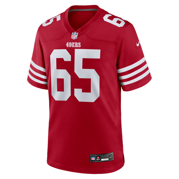 San Francisco 49ers Drew Moss Nike Scarlet Team Game Jersey