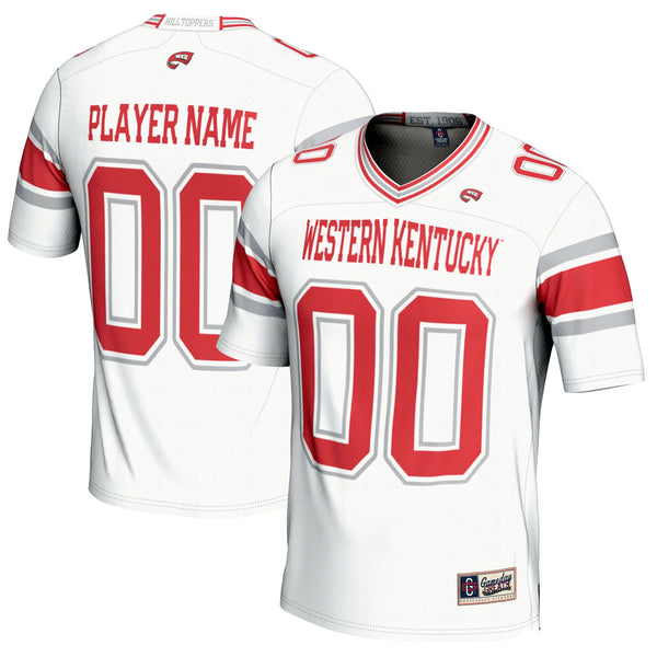 Western Kentucky Hilltoppers GameDay Greats NIL Pick-A-Player Football Jersey - White
