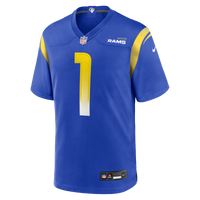 Los Angeles Rams Number 1 Dad Nike Royal Game Jersey