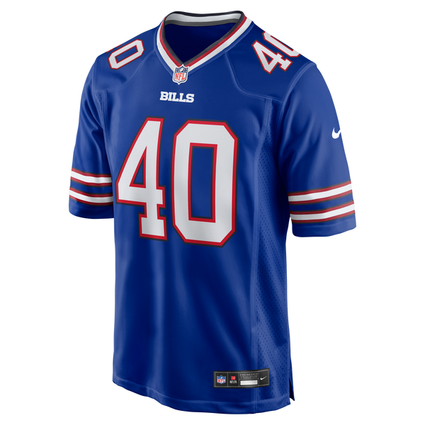 Buffalo Bills Matthew Wright Nike Royal Team Game Jersey