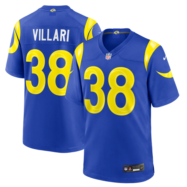 Los Angeles Rams Dan Villari Nike Royal Game Jersey