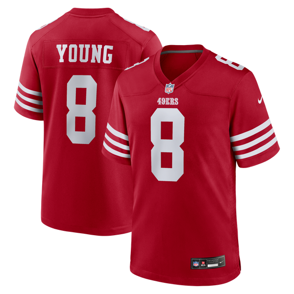 San Francisco 49ers Steve Young Nike Scarlet Retired Player Game Jersey