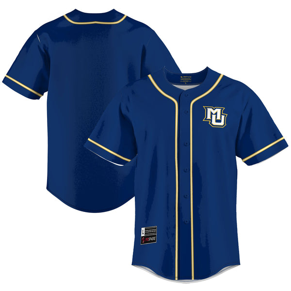 Marquette Golden Eagles GameDay Greats Lightweight Baseball Jersey - Blue