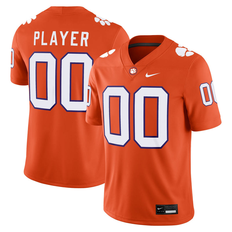 Clemson Tigers Nike NIL Pick-A-Player Game Jersey - Orange