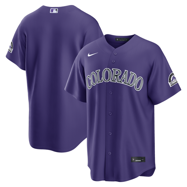 Colorado Rockies Nike Purple Alternate Stadium Jersey