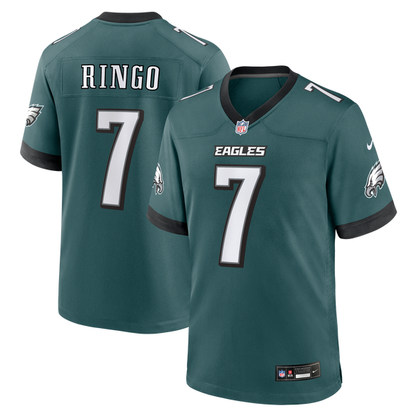Philadelphia Eagles Kelee Ringo Nike Midnight Green Team Game Jersey