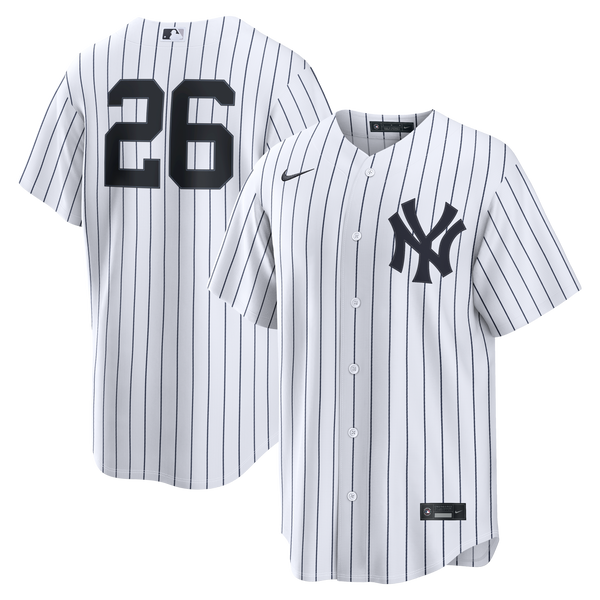 New York Yankees Luis García Jr. Nike White Home Replica Jersey
