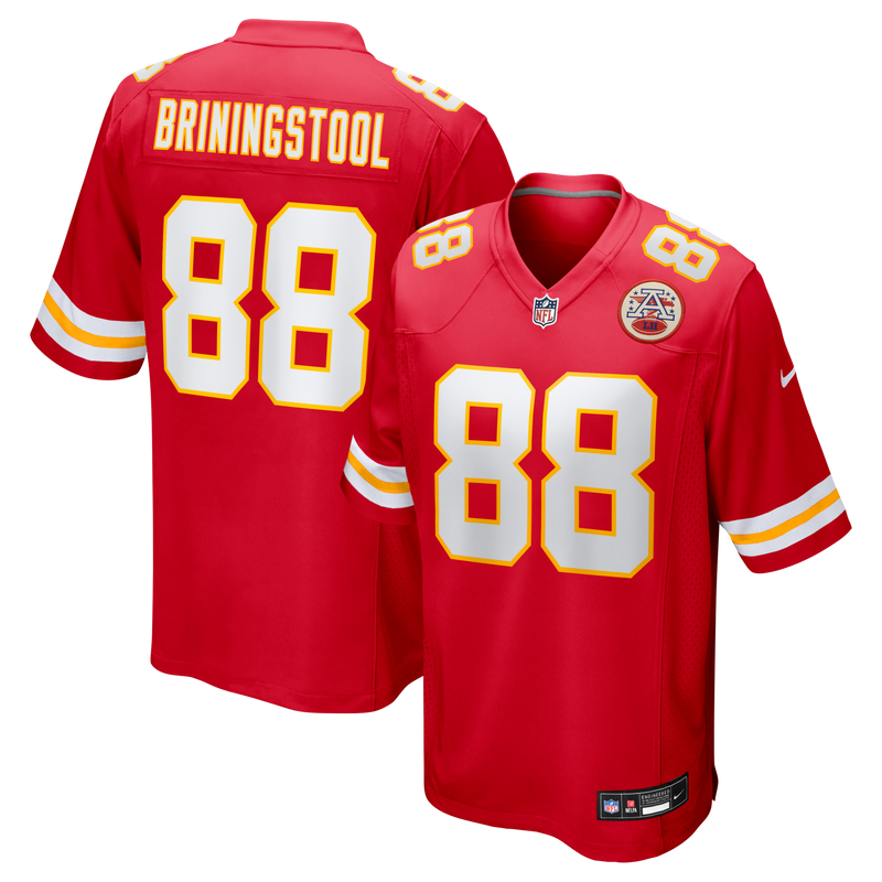 Kansas City Chiefs Jake Briningstool Nike Red Team Game Jersey