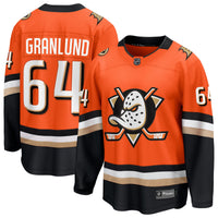 Anaheim Ducks Mikael Granlund Fanatics Orange Home Breakaway Jersey