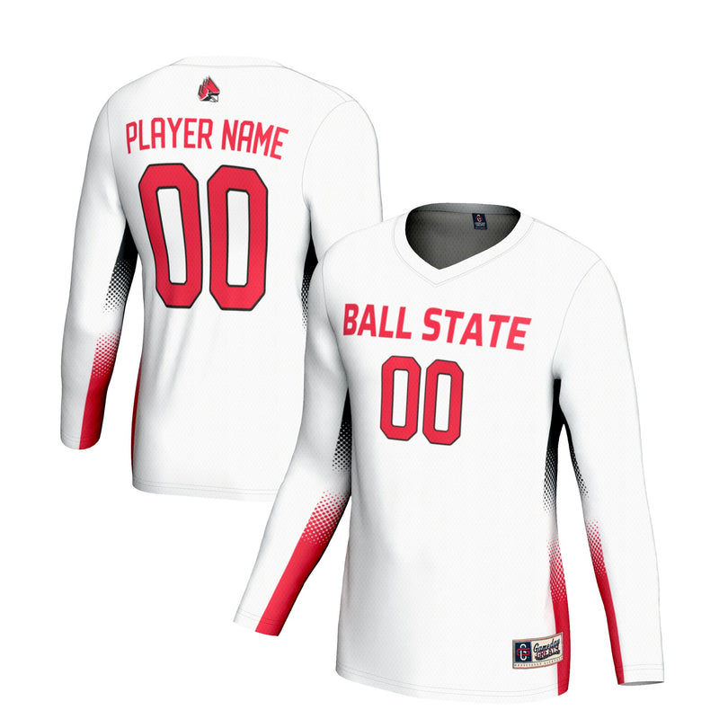Ball State Cardinals GameDay Greats NIL Lightweight Volleyball Jersey - White