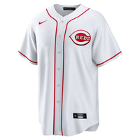Cincinnati Reds Nike White #1 Dad Home Replica Jersey