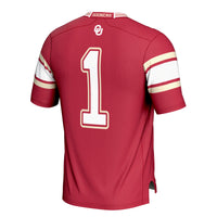 #1 Oklahoma Sooners GameDay Greats Football Jersey - Crimson
